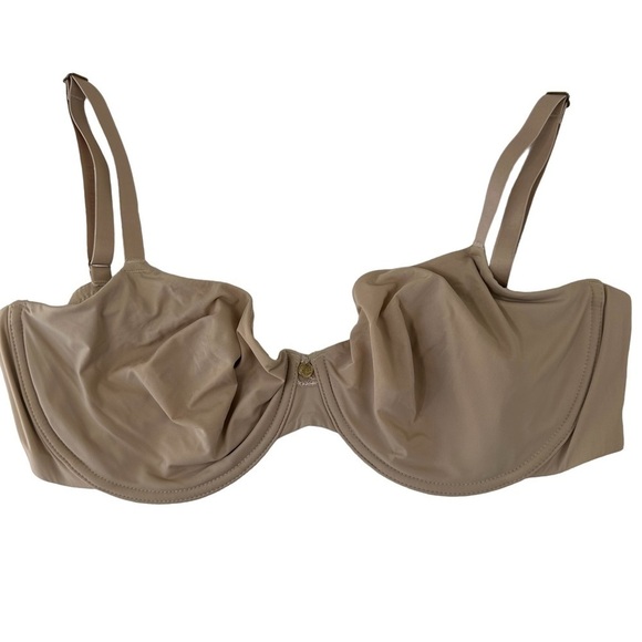 Natori Luxe Underwire Bra, Nude Beige, 34DDD - Picture 6 of 6